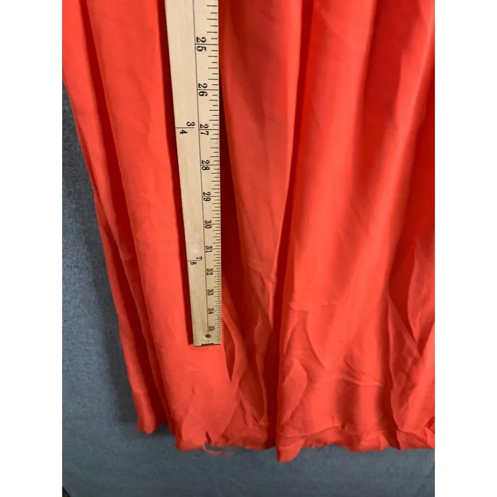West 36th Maxi Orange Dress Women Size Small Sleeveless
